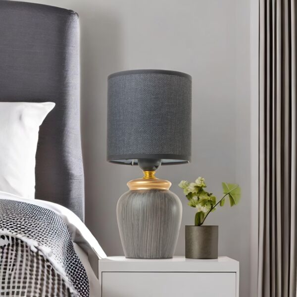 ابجورة طاولة بالنا - رمادي غامق