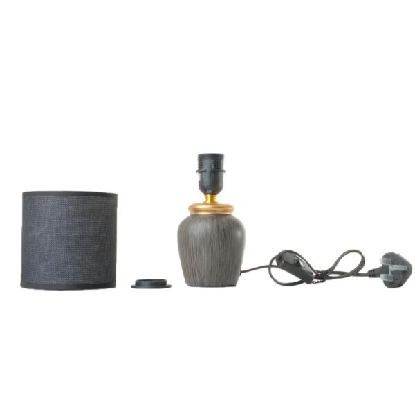 ابجورة طاولة بالنا - رمادي غامق