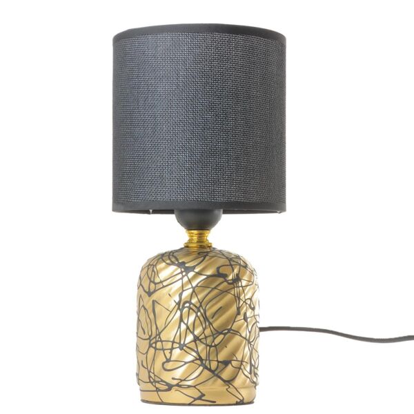 ابجورة طاولة سابو - ذهبي واسود