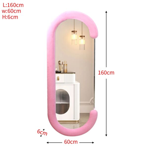 مرآة حائط تانا - وردي