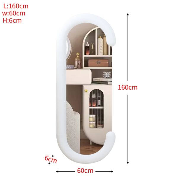 مرآة حائط تانا - ابيض