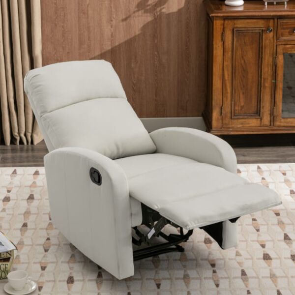 كرسي استرخاء صوفا قابل للتعديل - بيج