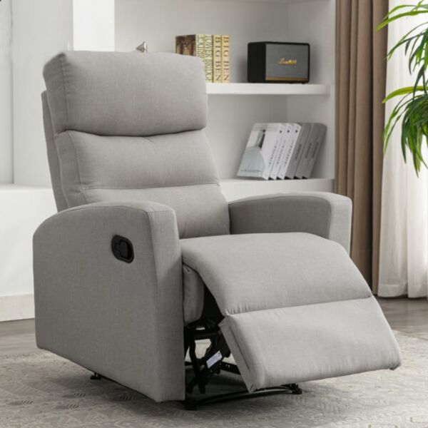 كرسي استرخاء صولا قابل للتعديل - رمادي فاتح