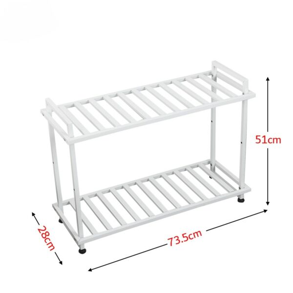 منظم أحذية حديد دورين كايلا - أبيض
