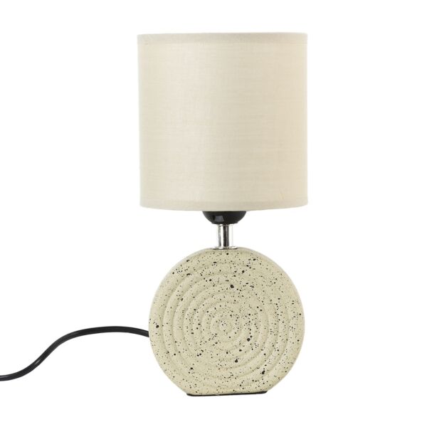 أبجورة طاولة موردن كهربائية سيراميك كارا - بيج