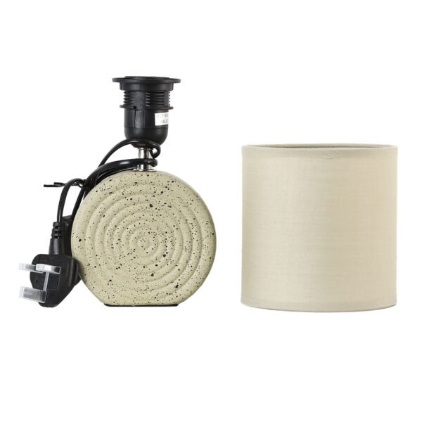 أبجورة طاولة موردن كهربائية سيراميك كارا - بيج