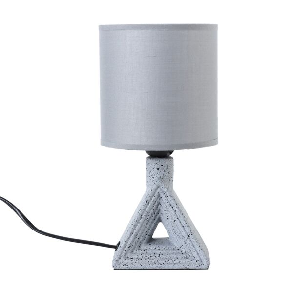 أبجورة طاولة موردن كهربائية سيراميك توبا - رمادي