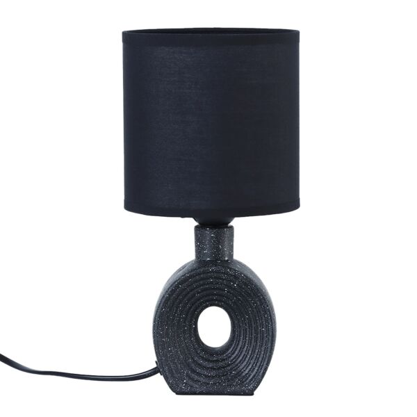 أبجورة طاولة موردن كهربائية سيراميك رينو - اسود