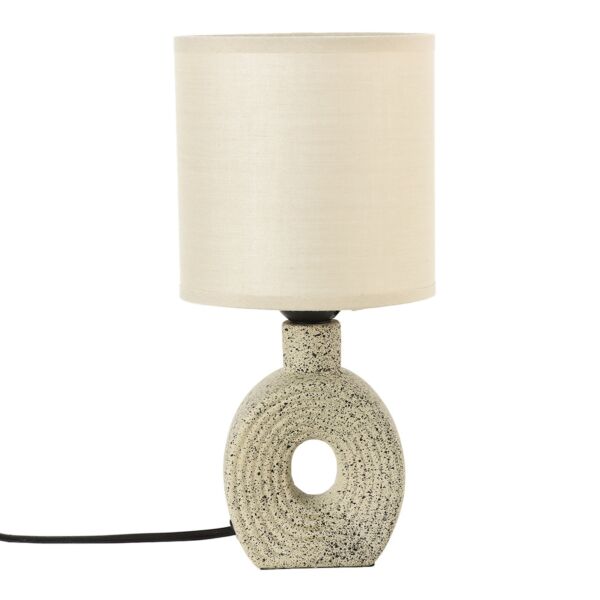 أبجورة طاولة موردن كهربائية سيراميك رينو - بيج