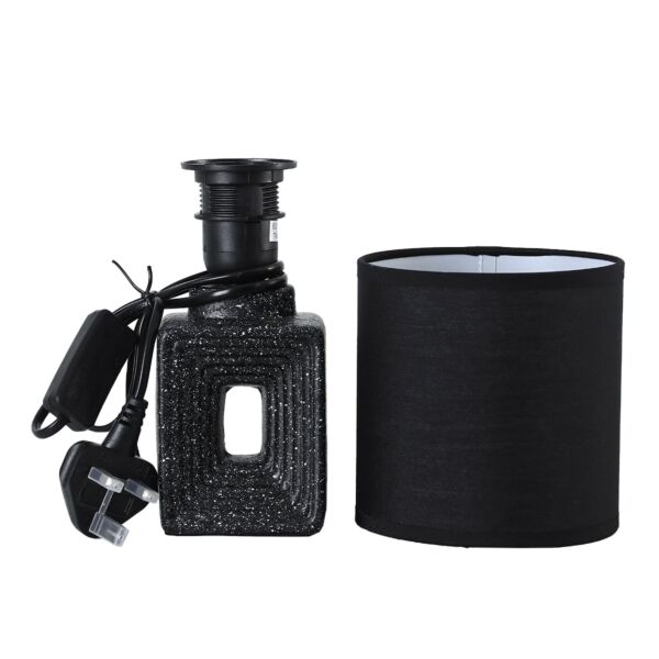 أبجورة طاولة موردن كهربائية سيراميك سكالا - اسود