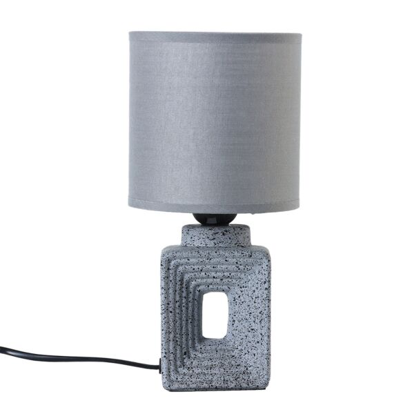 أبجورة طاولة موردن كهربائية سيراميك سكالا - رمادي