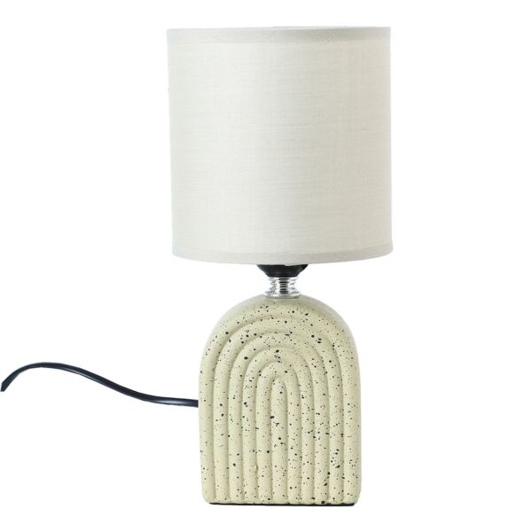 أبجورة طاولة موردن كهربائية سيراميك شينزو - بيج