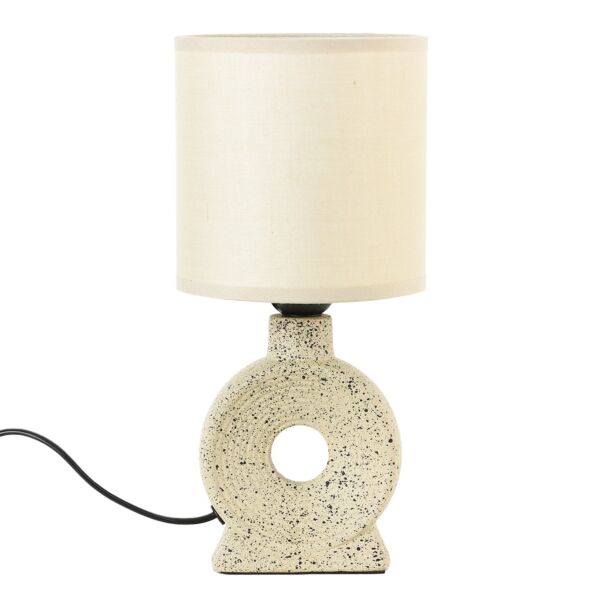 أبجورة طاولة موردن كهربائية سيراميك سومرو - بيج