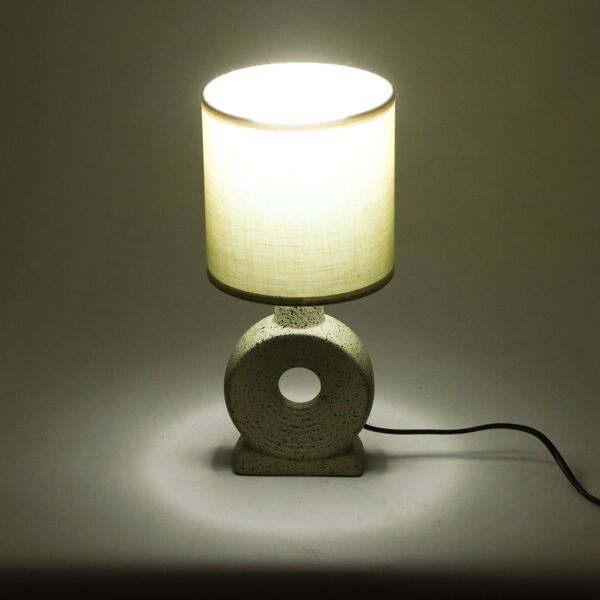 أبجورة طاولة موردن كهربائية سيراميك سومرو - بيج