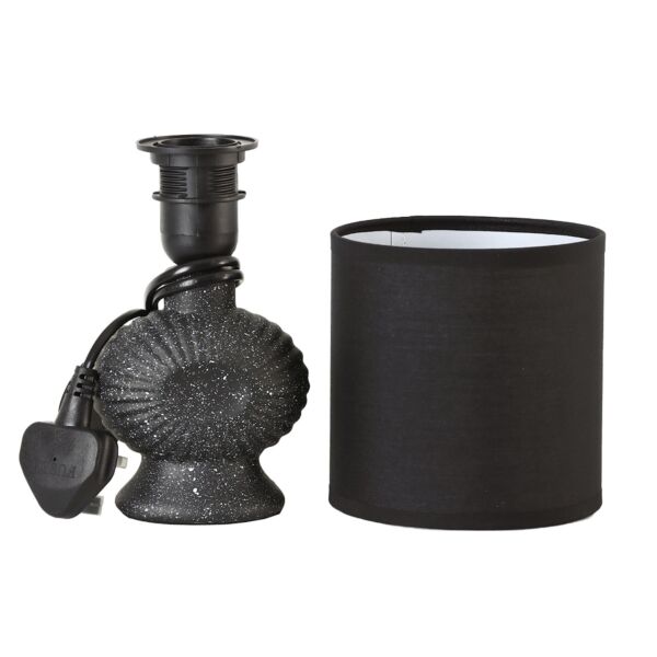 أبجورة طاولة موردن كهربائية سيراميك شارل - اسود