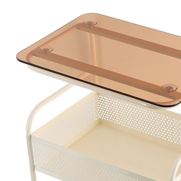 عربة خدمة متحركة 3 دور فيكتور - ابيض