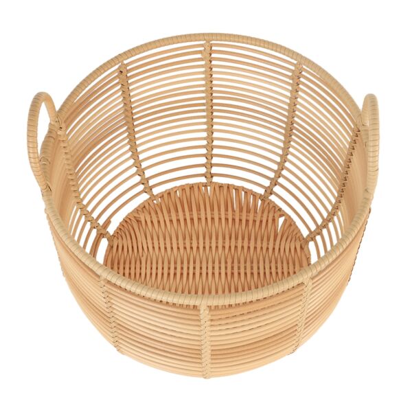 طقم سلال تخزين ملابس راتان 3 قطع روبن - بيج