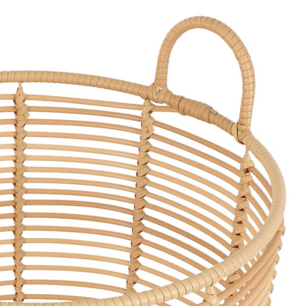 طقم سلال تخزين ملابس راتان 3 قطع روبن - بيج