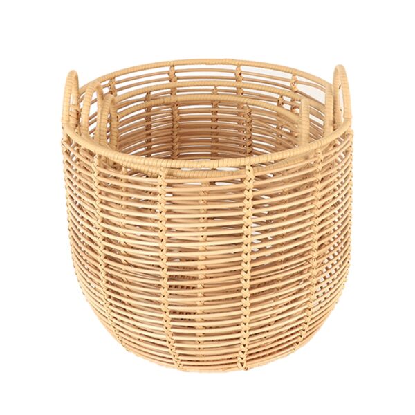 طقم سلال تخزين ملابس راتان 3 قطع مولتو - بيج