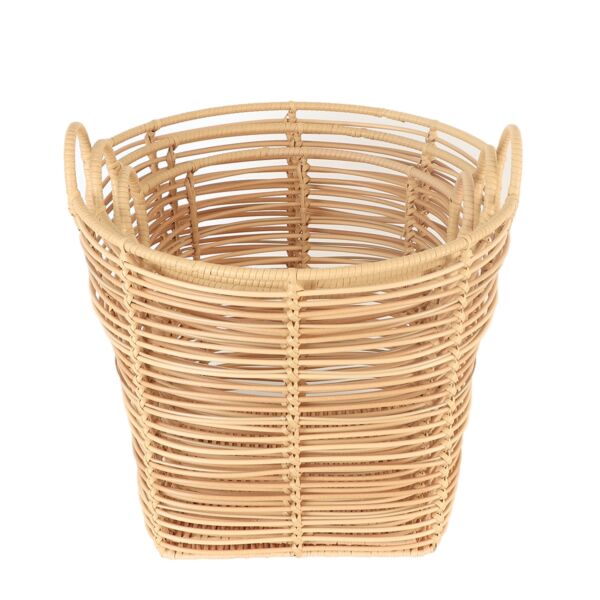 طقم سلال تخزين ملابس راتان 3 قطع الفا - بيج