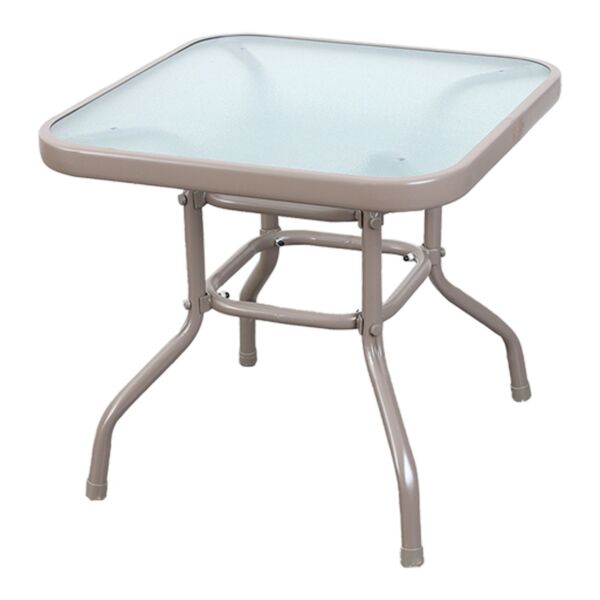 طقم جلسة خارجية قابل للطي 3 قطع جاردين - بني فاتح