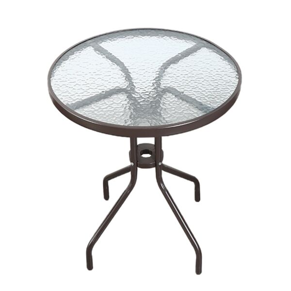 طقم جلسة خارجية قابل للطي 3 قطع جاردن - بني