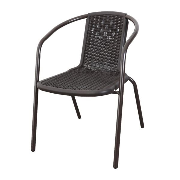 طقم جلسة خارجية قابل للطي 3 قطع جاردن - بني