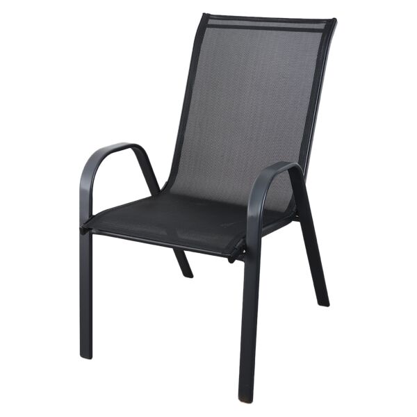 كرسي جلسة خارجية كاير - اسود