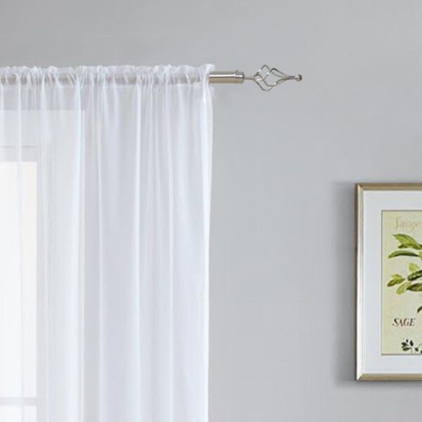 عمود ستارة حديد قابل للإطالة ويندي - فضي