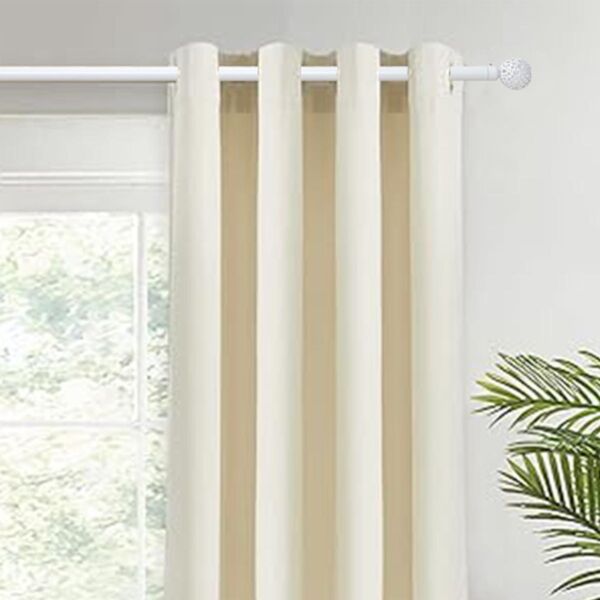 عمود ستارة حديد قابل للإطالة جوي - أبيض