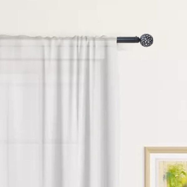 عمود ستارة حديد قابل للإطالة هيون - أسود