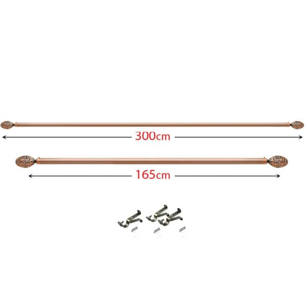 عمود ستارة حديد قابل للإطالة باولا - برونزي