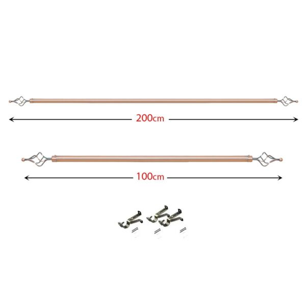 عمود ستارة حديد قابل للإطالة البرت - برونزي