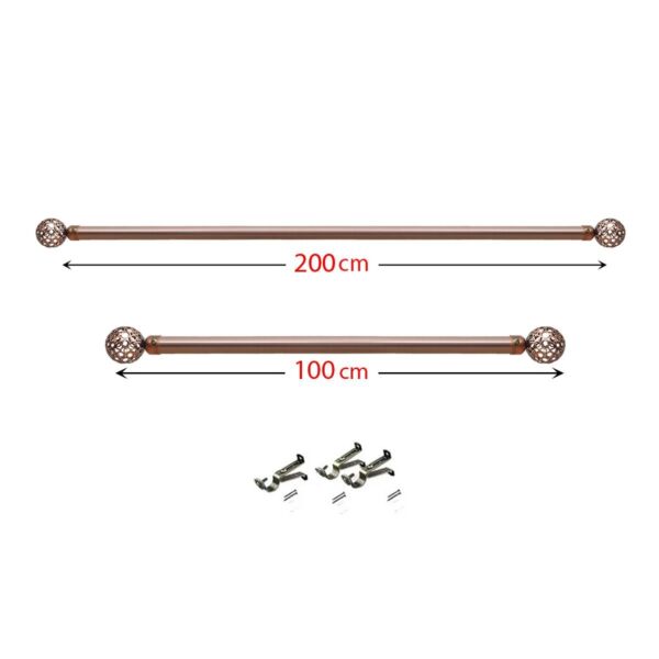 عمود ستارة حديد قابل للإطالة لبرال - برونزي