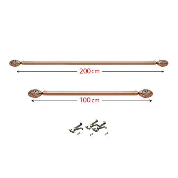 عمود ستارة حديد قابل للإطالة لفانت - برونزي
