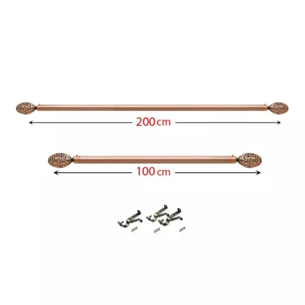 عمود ستارة حديد قابل للإطالة لفانت - برونزي