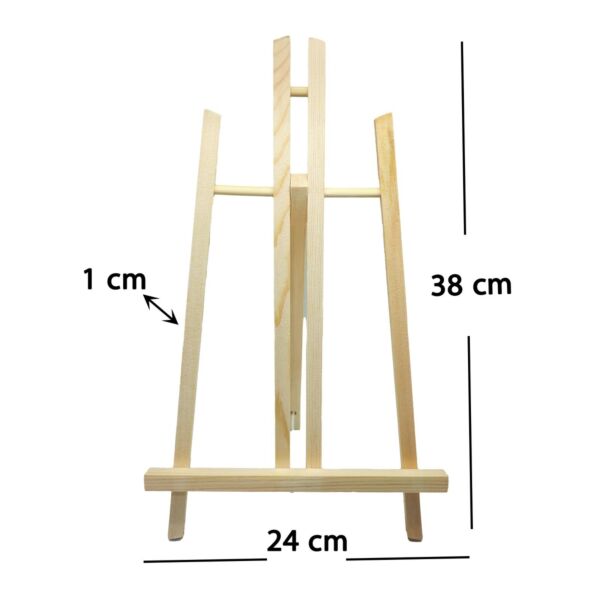 حامل لوحة رسم آرتيست خشب 38 سم - خشبي فاتح