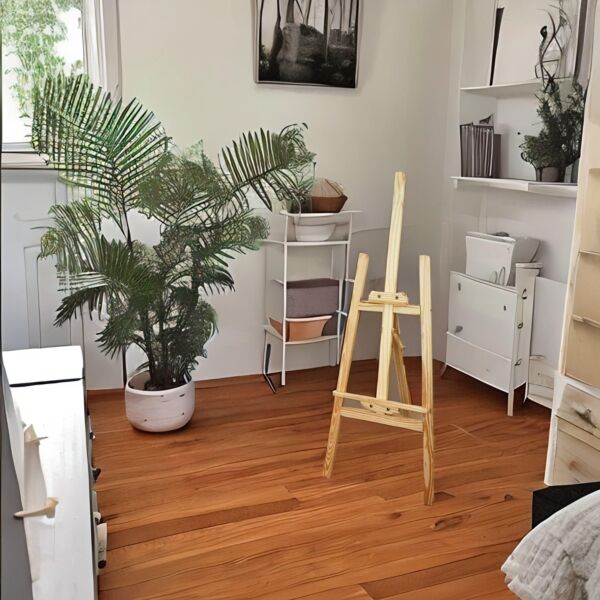 حامل لوحة رسم آرتيست خشب 120 سم - خشبي فاتح