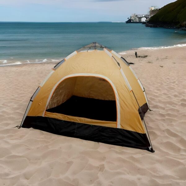 خيمة ذاتية التركيب سوليد - بني فاتح