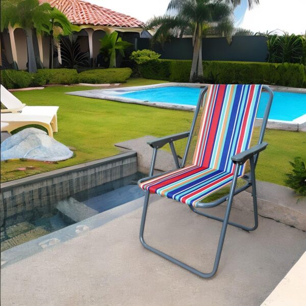 كرسي تخييم تايني ريكتانجول - الوان متعددة