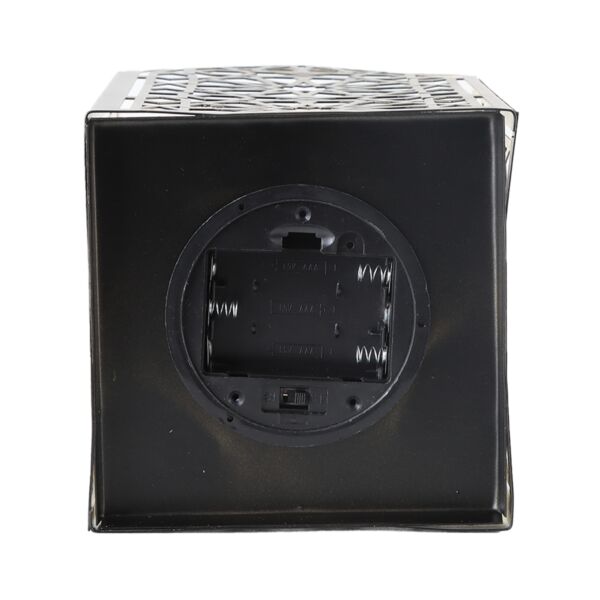 فانوس رمضان حديد بإضاءة 19 سم