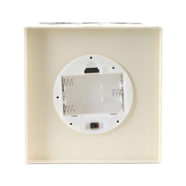 فانوس رمضان حديد 28 سم بإضاءة مع مبخرة - أبيض