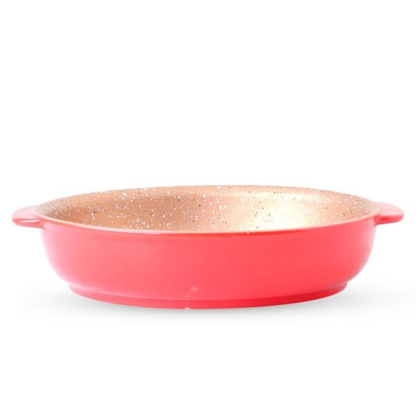 صينية فرن سيراميك دائرية بطبقة جرانيت