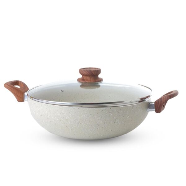 مقلاة جرانيت بغطاء ايميلي - 30 سم