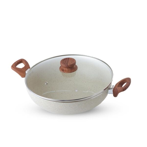 مقلاة جرانيت بغطاء ايميلي - 30 سم