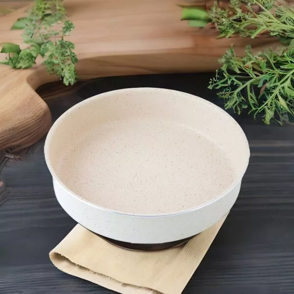 صينية طبخ جرانيت عميفة 30 سم - بيج