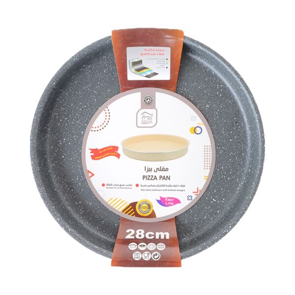 صينية فرن جرانيت 28 سم - رصاصي