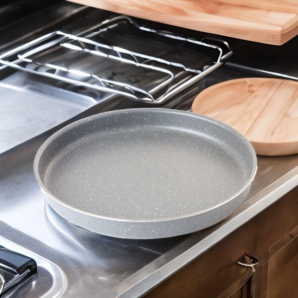 صينية فرن جرانيت 39 سم - رصاصي