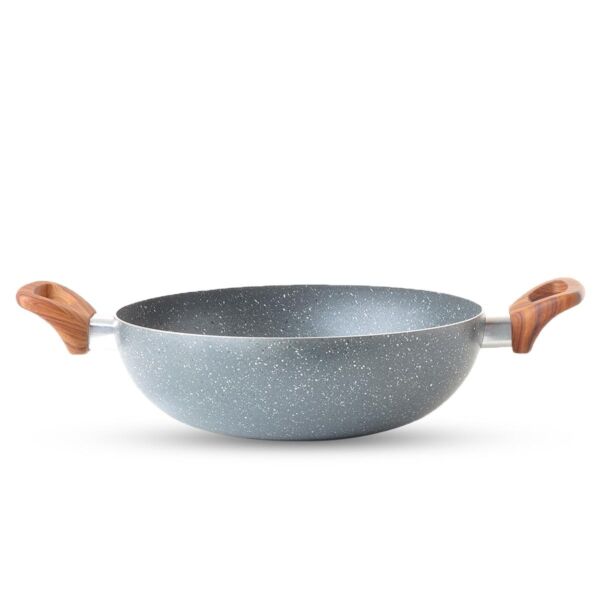 مقلاة جرانيت رصاصي - 26 سم