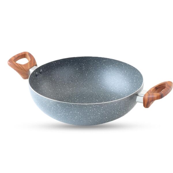 مقلاة جرانيت رصاصي - 26 سم